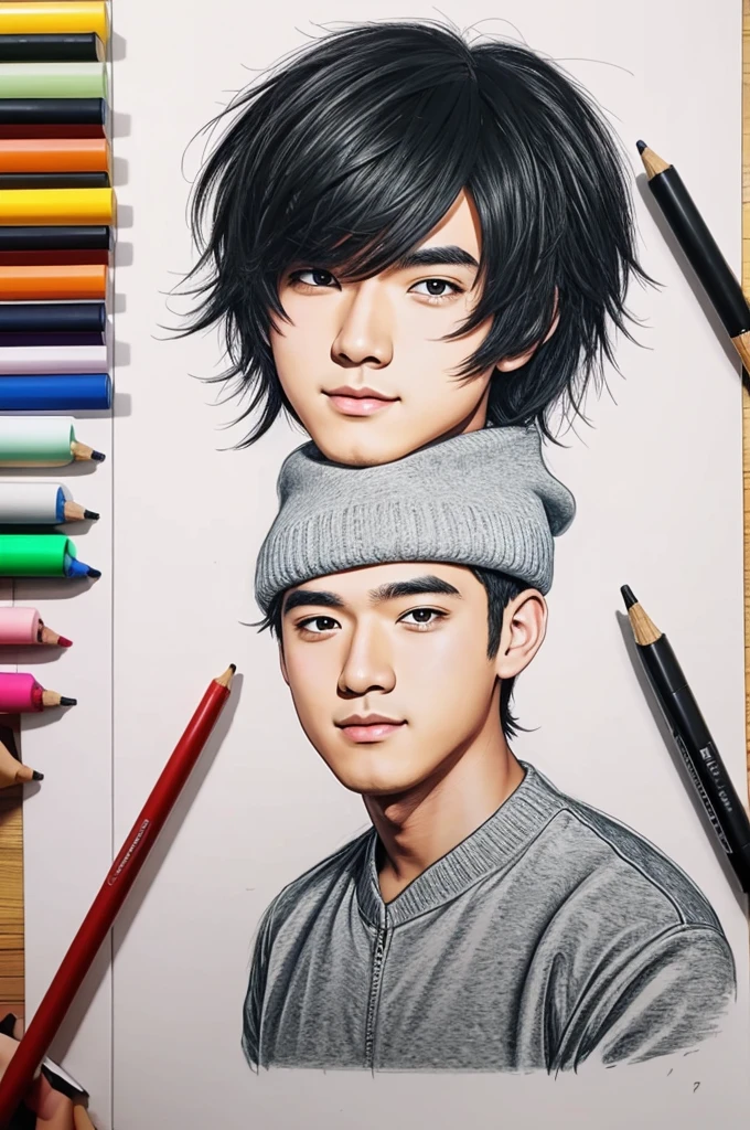 Draw the youtuber Xiaro