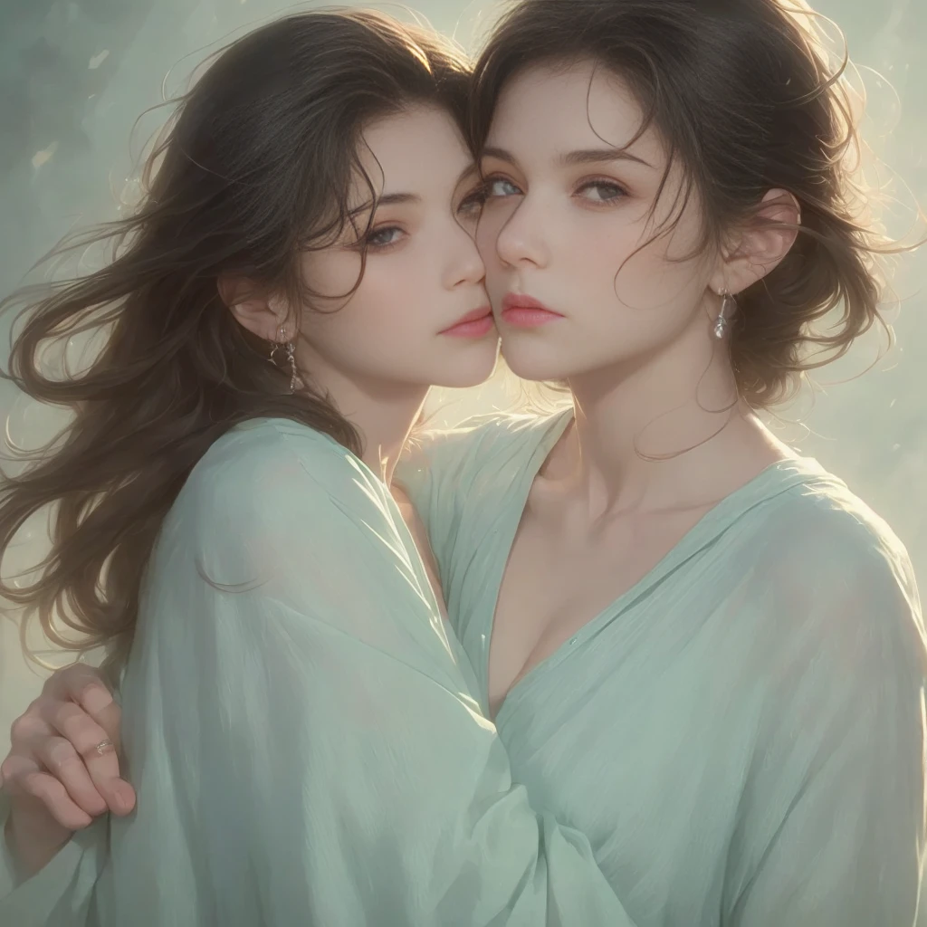 High-quality images of couples: blond man (Tall、Statue-like、Handsome and、Brave young man、Blue eyes、Curly golden hair、Wearing a grey antique military uniform) A woman with black hair (long straight black hair、Long Bangs、Blackberry eyes、A beautiful young femme fatale、naked、PRİNCESS、Hugging。They are in love with each other。Created by Boris Vallejo「Ideal Anatomy」The sketch of、It is characterized by being very detailed.。masterpiece、Detailed study of the face、Beautiful Face、Features of Beautiful Face、Perfect Image、Realistic shots、Detailed study of the face、Full body image、8k、Detailed Images、Highly detailed illustration、A true masterpiece of the highest quality、Careful drawing。Bare Skin、Gown and naked watercolor、