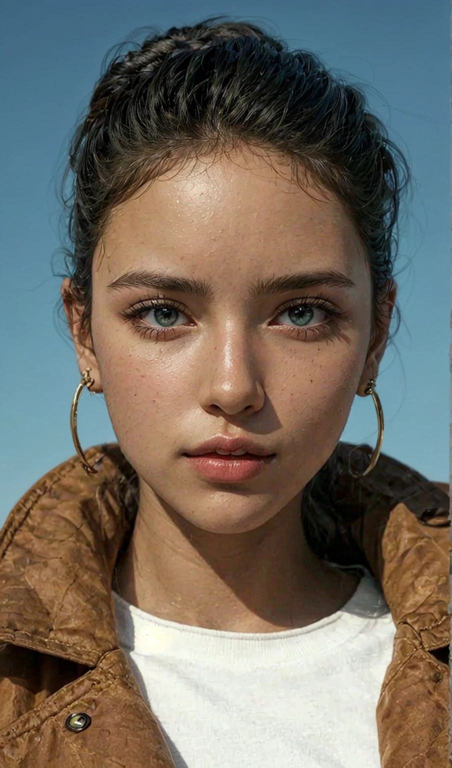 A hyperrealistic beautiful girl 