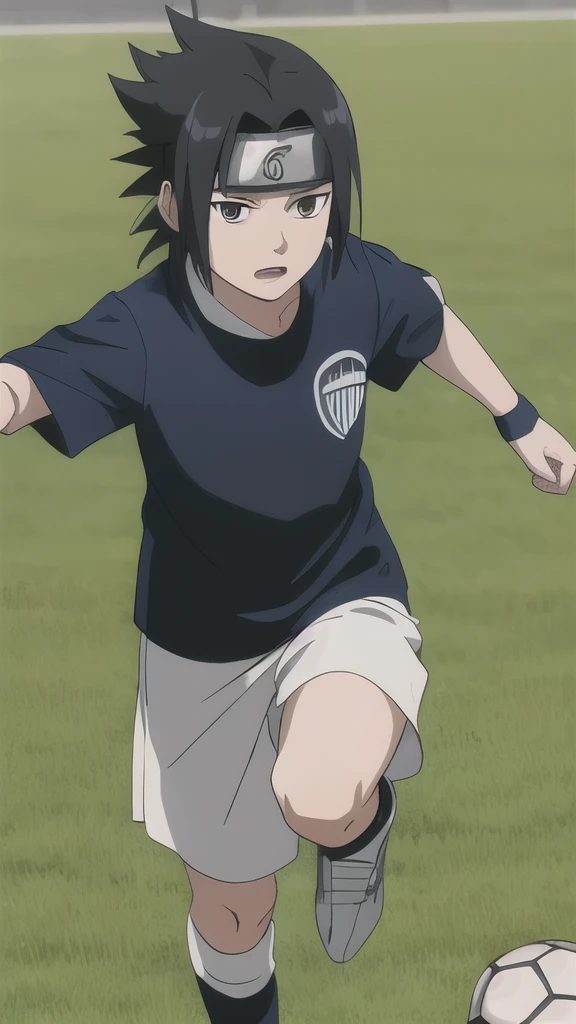 Sasuke, soccer uniform, soccer ball, running, 11-year-old boys,