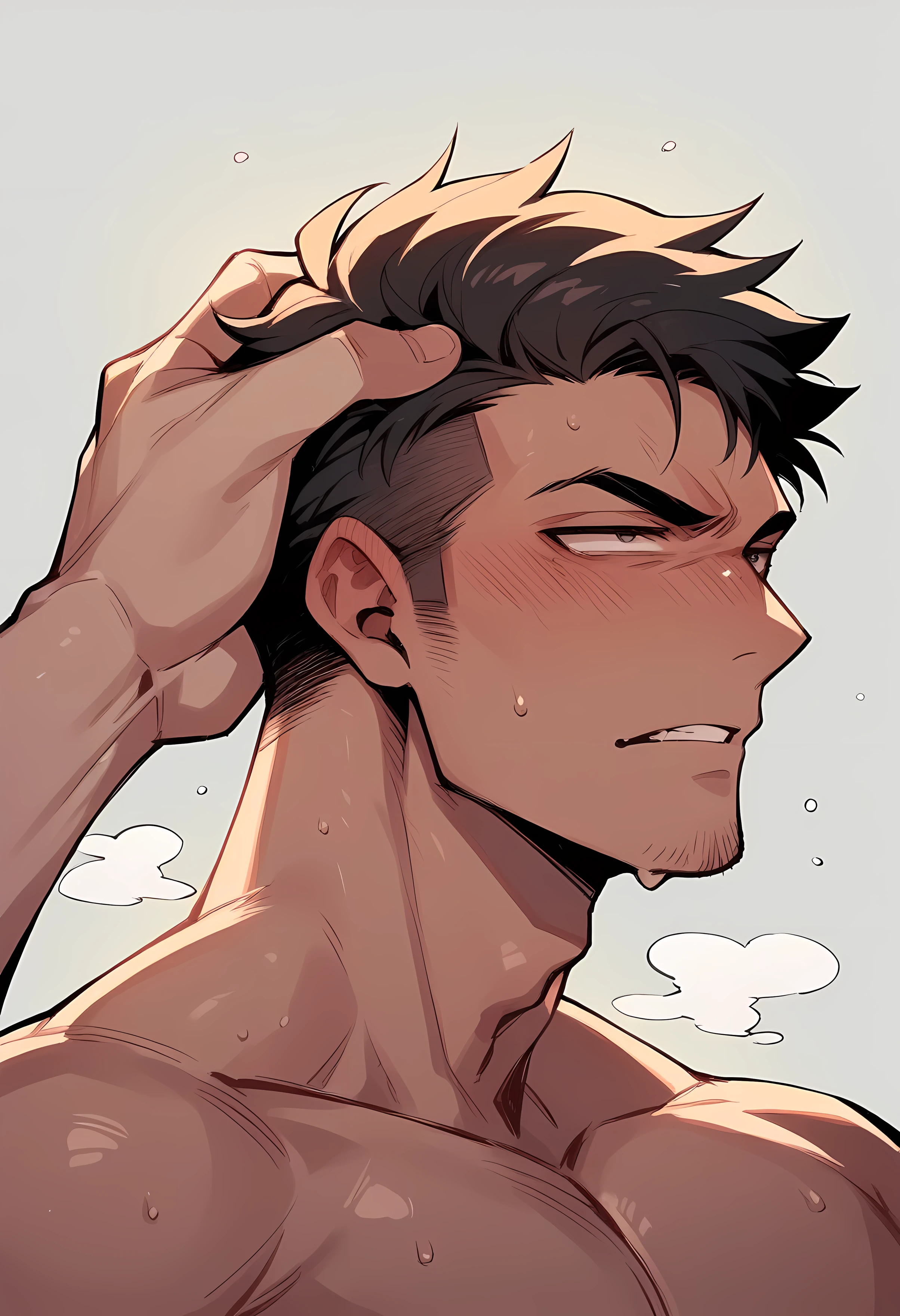 dominant anime boy he has a big cock