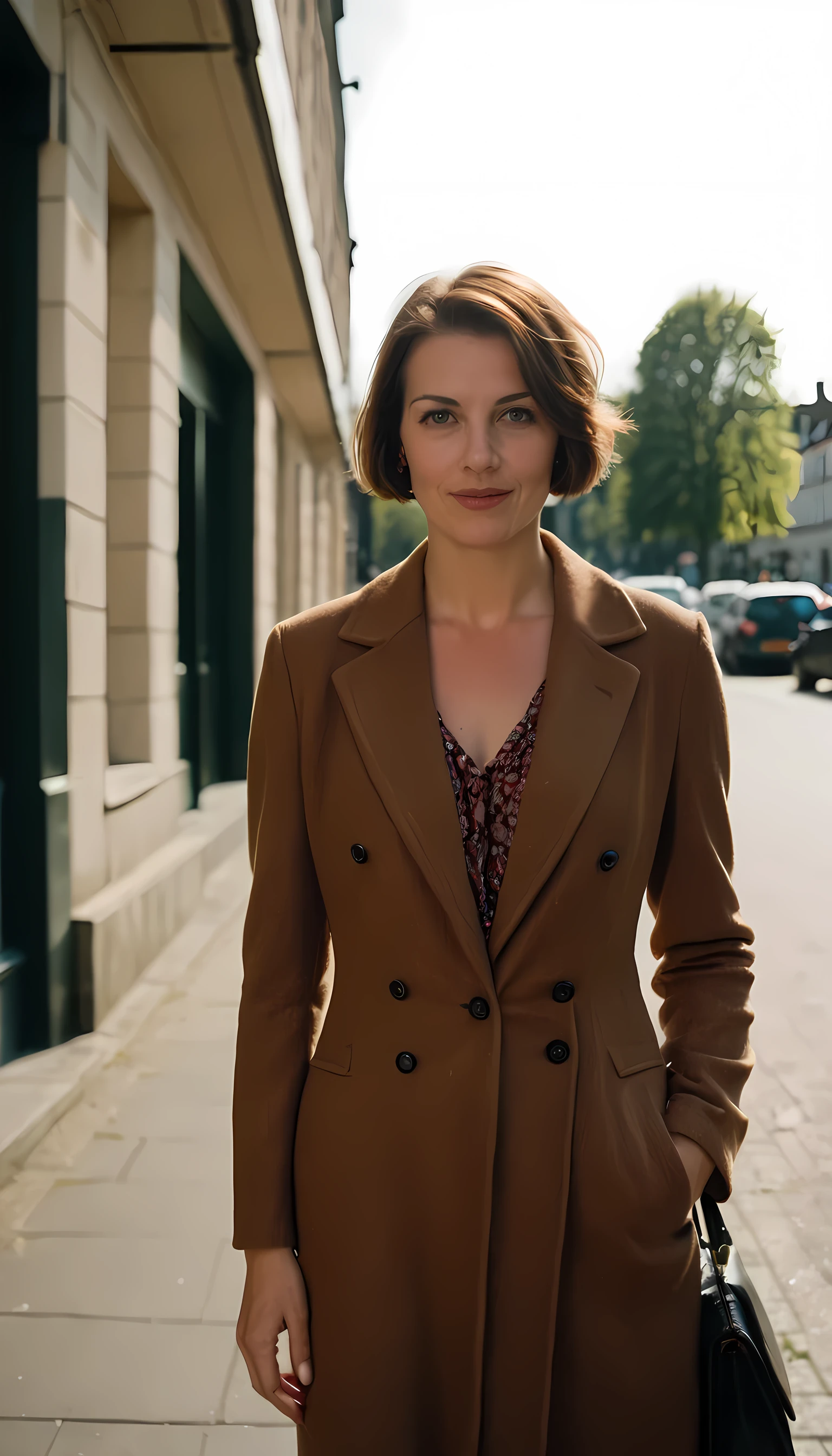 best quality, , Shot with Leica M3 , beautiful short haired woman