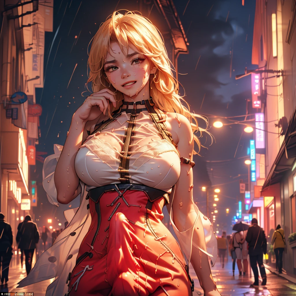 ((16k, Best quality : 1.4, UHD, highest resolution, perfect quality : 1.3, sharp, detailed, medium WIDE shot : 1.9, erection under clothes : 1.4)), (( fat futanari STANDING on busy sidewalk in rain : 1.5, at old european street : 1.4, winking : 1.9, wearing intricately detailed mesh lace jumpsuit with geometric patterns : 1.8, heavy downpour, raining : 1.5, thunder storm : 1.5, rainbow : 1.5, shafts of light : 1.5, cumming through clothes : 1.3, obese, soaking wet clothes : 1.6, wet hair, intense orgasm face : 1.1)), (looking away : 1.4, rolling eyes: 1.1, covered hips :1.9, covered navel, plump, covered nipples, (wearing wet Fashion Nova sheer lace jumpsuit with intricate details : 1.5, soaking wet body, everything is wet, heavy rain : 1.2, she is caught in rain : 1.2), eye rolling back : 1.4, penis sticking out : 1.3, glans visible : 1.5, embarrassed pose : 1.3, nipple bulge, FAT BODY : 1.9, medium WIDE shot : 1.7, erection under clothes : 1.7, huge penis, thick penis : 1.1, winking : 1.9, sexual bliss : 1.3, blushing : 1.5 ,embarrassed : 1.3, perfect quality, SAGGING big tits, RADIANT SKIN, giant ass, fat standing in rain on sidewalk : 1.5), ((long wet hair : 1.4, beautiful feminine face, (wearing tons of straps over red full-body sheer bodystocking with zig zag pattern) : 1.2, redundant straps : 1.6, ROLLING EYE : 1.3, PERFECT EYES, winking: 1.9))
