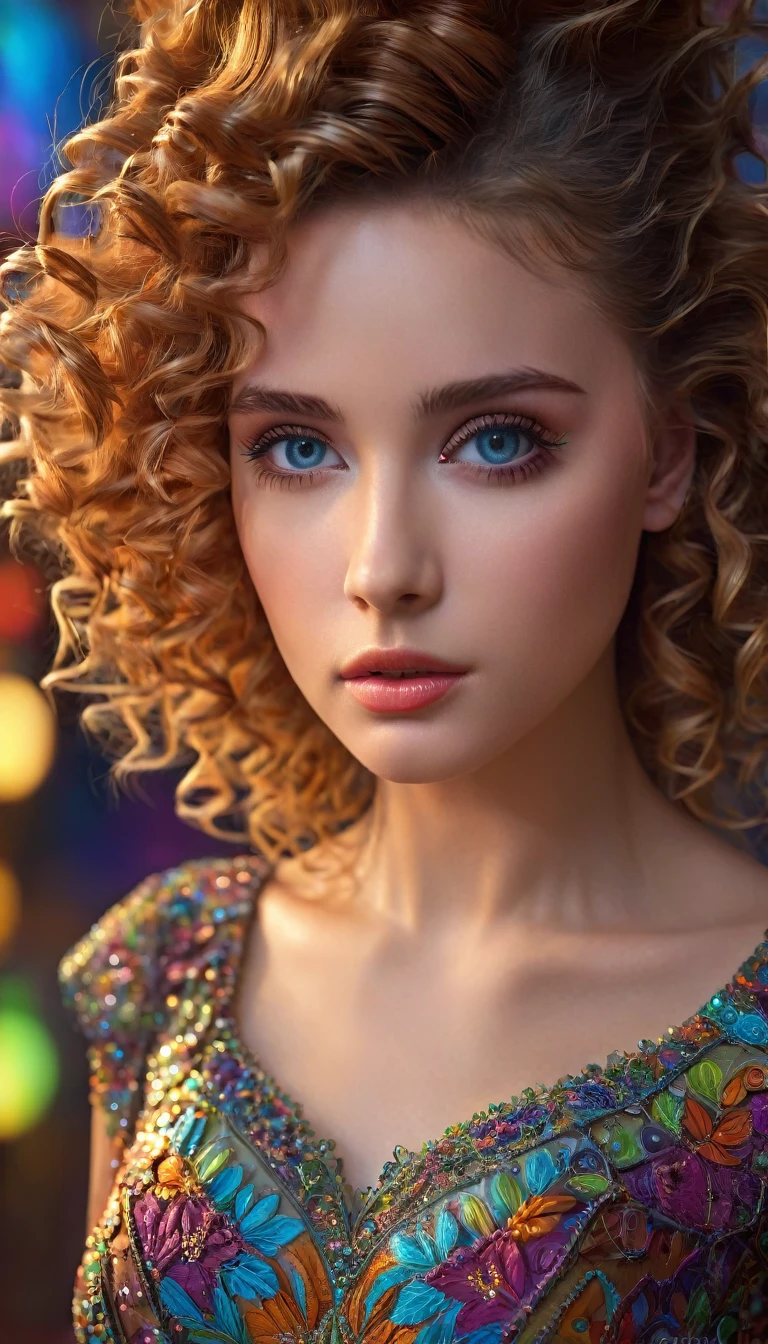 (masterpiece, best quality),(complex lighting),1girl, Valerie frizzle, detailed dress, beautiful detailed eyes, beautiful detailed lips, extremely detailed face, long eyelashes, intricate hairstyle, colorful, vibrant, fantasy, whimsical, magical, surreal, soft lighting, dynamic composition, detailed background, 8k, photorealistic