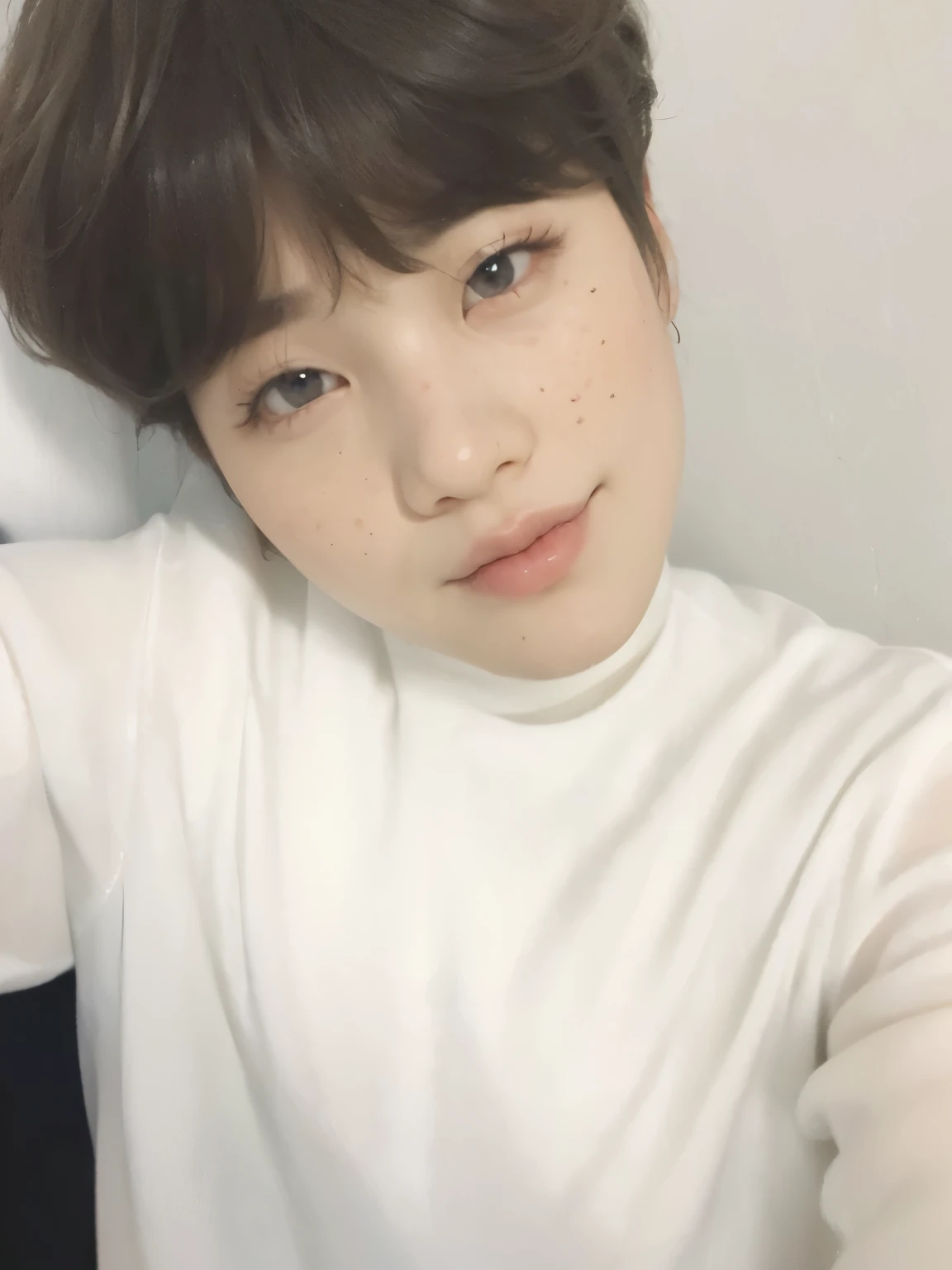 Angelic beauty, Jimin, Jimin from bts, park Jimin, doll eyes, blush cheeks, top quality photo, doll eyes, round eyes, freckles, blonde hair with curly highlights, pale skin, Jimin, Jimin from bts, park Jimin, Jimin, Jimin from bts, park Jimin