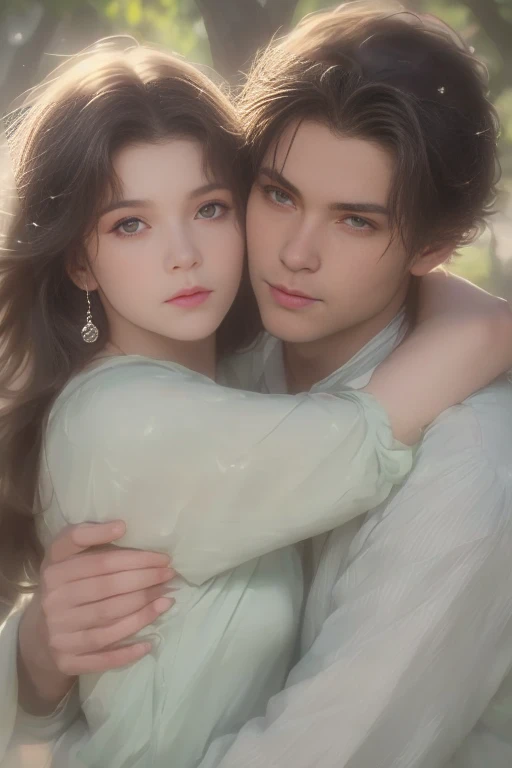 High-quality images of couples: blond man (Tall、Statue-like、Handsome and、Brave young man、Blue eyes、Curly golden hair、Wearing a grey antique military uniform) A woman with black hair (long straight black hair、Long Bangs、Blackberry eyes、A beautiful young femme fatale、naked、PRİNCESS、Hugging。They are in love with each other。Created by Boris Vallejo「Ideal Anatomy」The sketch of、It is characterized by being very detailed.。masterpiece、Detailed study of the face、Beautiful Face、Features of Beautiful Face、Perfect Image、Realistic shots、Detailed study of the face、Full body image、8k、Detailed Images、Highly detailed illustration、A true masterpiece of the highest quality、Careful drawing。Bare Skin、Gown and naked watercolor、

黒のパンティ、ヒール