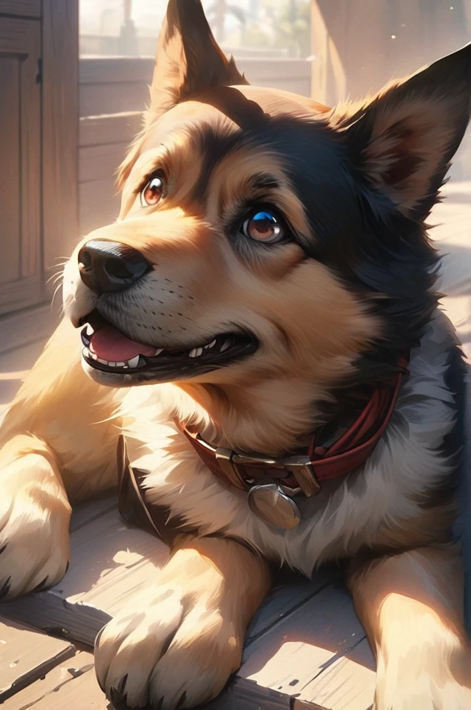 ((Best quality)), ((masterpiece)), (detailed), dog