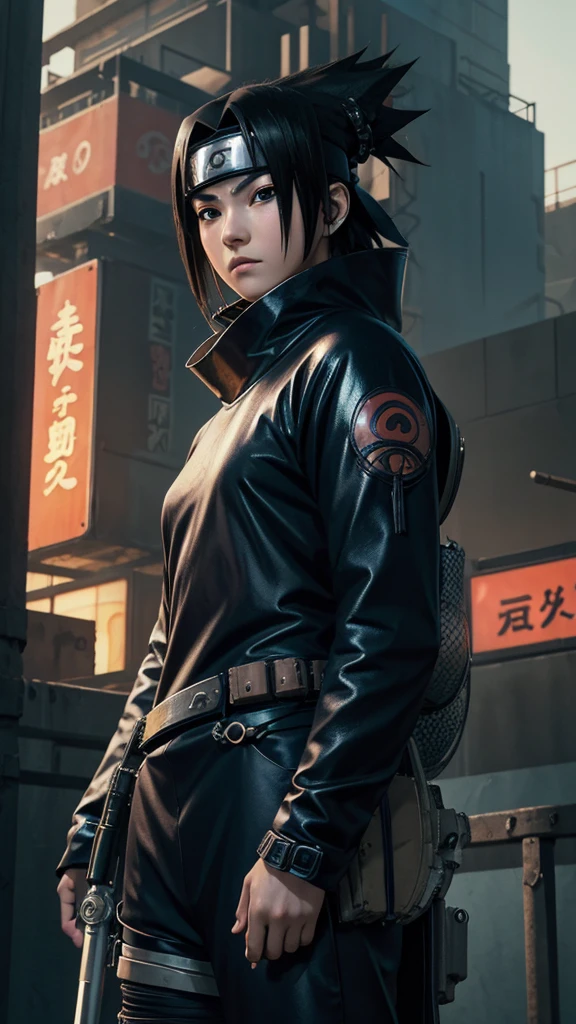 Naruto ,sasuke, hinata ,sakura nomadic robot, in the desert, walking street ,wearing a messy shawl, holding a staff, wearing a large metal hat, rough, rusty, dusty body, thin frame, tall, cyberpunk, Cyborg., Surreal version of a woman holding a sword in her hand, very beautiful cyberpunk samurai, anime cyberpunk art, cyberpunk samurai, cyberpunk anime art, cyberpunk anime, cgsociety 9, technical cyberpunk anime art number, maciej's style kuciara.1girl, 1boy,samurai armor, demon mask helmet, intricate decorations, details, cool colors, metallic, Egyptian details, extremely intricate details, sleek realistic lighting , trends in cgs society, glowing eyes, facing camera, neon details, surreal details, full body portraits, Japanese atmosphere, global illumination, shadows, octane rendering, 8k, super sharp. great lolita.fix body, naruto anime