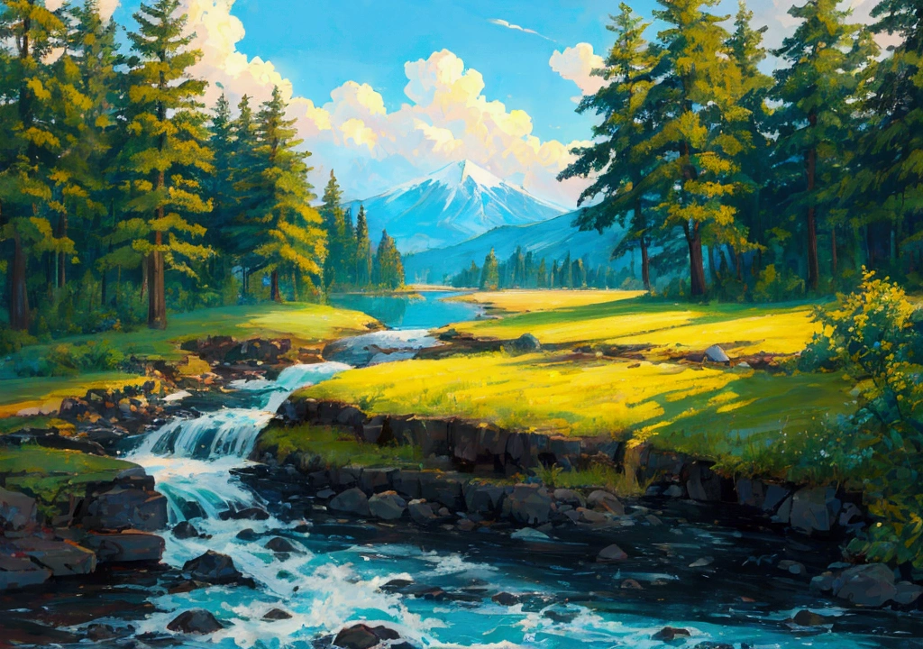 Refreshing landscape images hope Bright atmosphere
