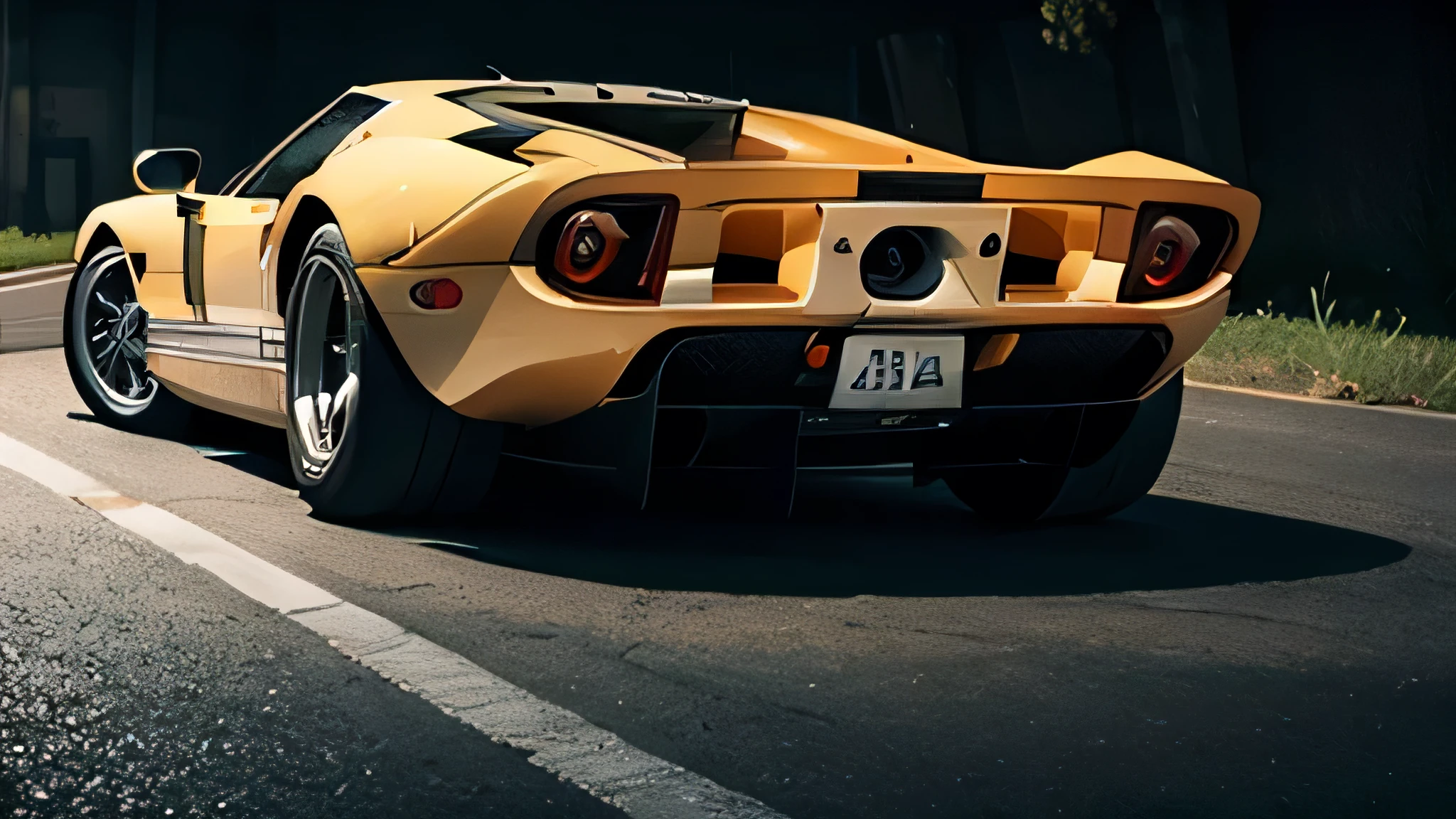 best quality, masterpiece, high resolution,Ford GT