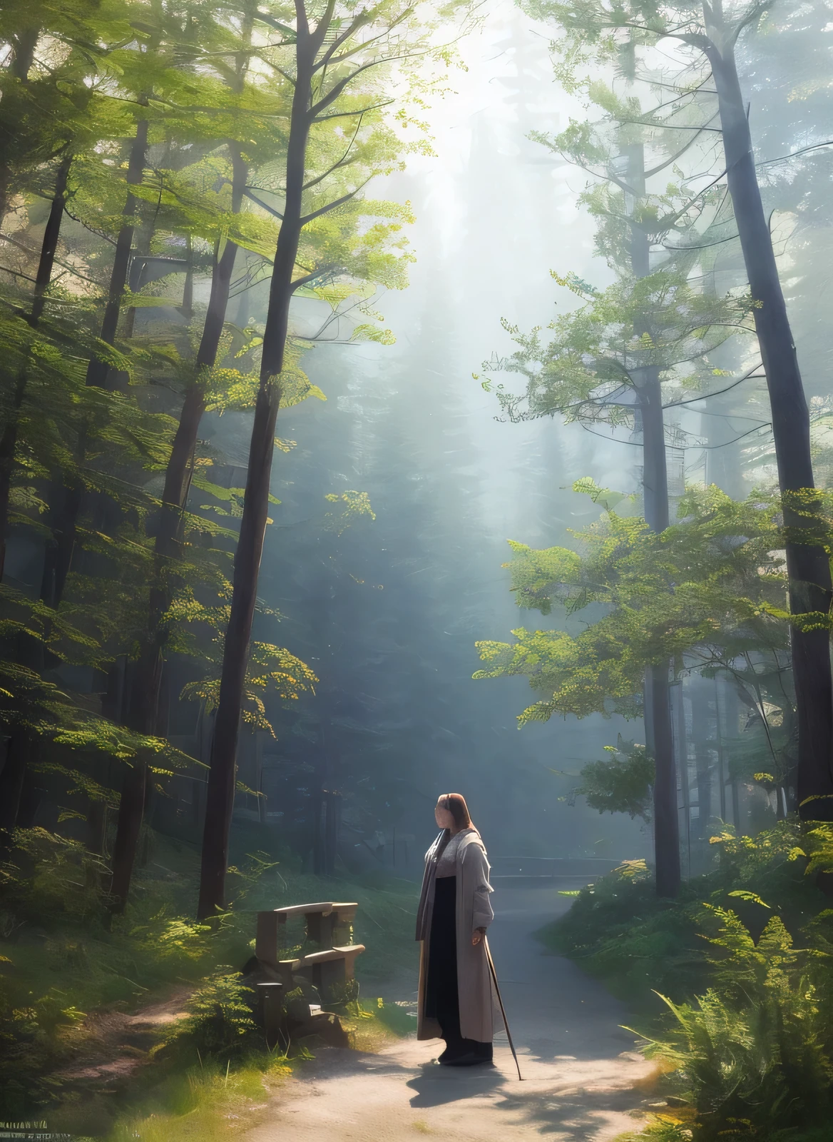 the temple is in the forest, raw photo, surreal photo, unreal engine 4, 8k, super sharp, detailed colors, wide color coverage , extreme scene detail, shading, anti-aliasing, error detail smoothing,raw photo, surreal image, unreal engine 4, 8k, super sharp, detailed colors, wide color coverage, extremely high scene detail, shading, anti-aliasing, error detail smoothing, raw photo, surreal photo, unreal engine 4.8k, super sharp, detailed color, wide color coverage, scene detail extremely tall object , (8k, RAW photo, best quality, masterpiece:1.2), (realistic, photo-realistic:1.37),modelshoot style, (extremely detailed CG unity 8k wallpaper),professional majestic oil painting by Ed Blinkey, Atey Ghailan, Studio Ghibli, by Jeremy Mann, Greg Manchess, Antonio Moro, trending on ArtStation, trending on CGSociety, Intricate, High Detail, Sharp focus, dramatic, photorealistic painting art by midjourney and greg rutkowski, scene detail extreme objects, shading, anti-aliasing, error detail smoothing