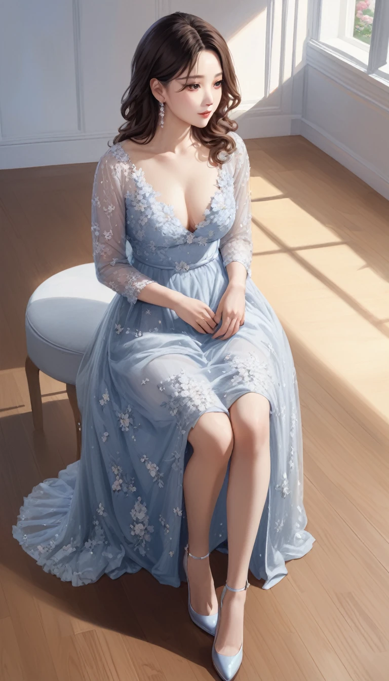 Photorealism、A super beautiful married woman having an affair