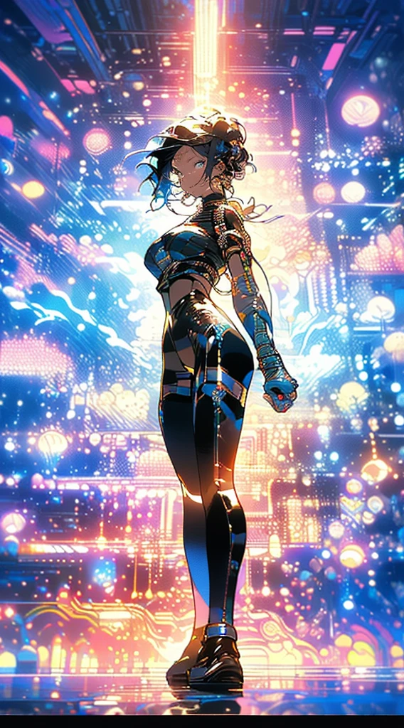 (((Full body Latex Bondage suit))),(((masterpiece, Highest quality))),(((alone:1.2))),(((One Girl:1.2))),32K Wallpapers, Very detailed,(((((portfolio))))),(((((close))))),(((((Breast augmentation))))),((((More angles)))),(((highlight))),(((completion. Detailed face))),((((Very talented)))),(((((The most complex machine))))),(((Genius Mechanic))),((Overall colorful)),(((((Huge breasts,Browsing Caution,((BDSM)),((Latex Bondage))