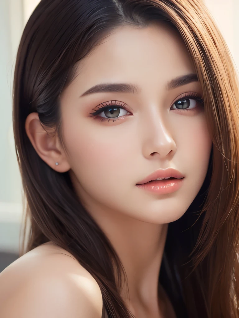(Highest quality, 8k,16K,32K), Perfect body, Soft skin texture, Ultra detailed face, Soft and sexy lips, Detailed eyes, Shining eyes that store light,