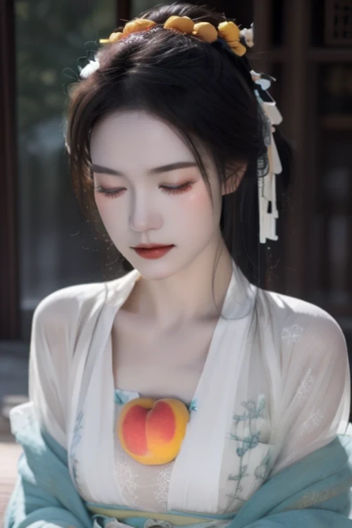 穿着China costume的杏仙,Apparition,Apricot,头上长着Apricot,China costume,China costume