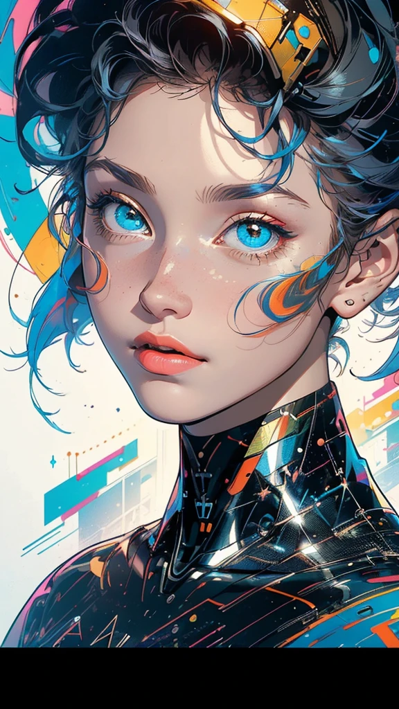 (((masterpiece, highest quality))),(((solo:1.2))),(((1girl:1.2))),32k wallpaper, very detailed, poster, vintage science fiction,(((((geometric cinematic movie poster))))), ((bauhaus)),(shape),(((abstract))),(mid century modern),movie poster,(((((portfolio))))),(((((Close-up))))),(((((bust up))))),((((more various angle)))),((((highlight)))),Vast landscape,((((heterochromia)))),(((complete. detailed face))),((((Extremely talented)))),(((((most complecated futristic machine))))),(Colorful color scheme),reflect kaleidoscope