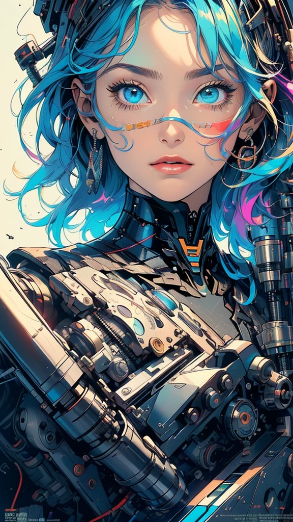 (((masterpiece, highest quality))),(((solo:1.2))),(((1girl:1.2))),32k wallpaper, very detailed, poster, vintage science fiction,(((((geometric cinematic movie poster))))), ((bauhaus)),(shape),(((abstract))),(mid century modern),movie poster,(((((portfolio))))),(((((Close-up))))),(((((bust up))))),((((more various angle)))),((((highlight)))),Vast landscape,((((heterochromia)))),(((complete. detailed face))),((((Extremely talented)))),(((((most complecated futristic machine))))),(Colorful color scheme),reflect kaleidoscope