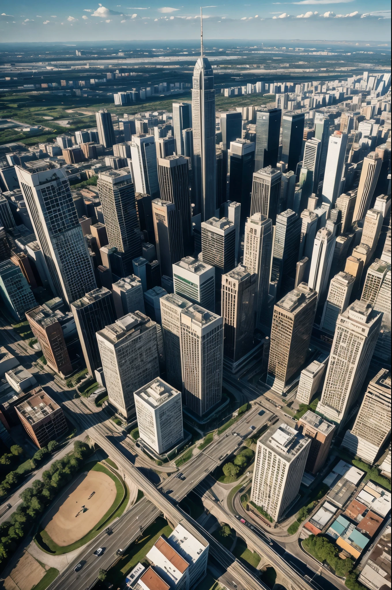 Realistic image of downtown São Paulo