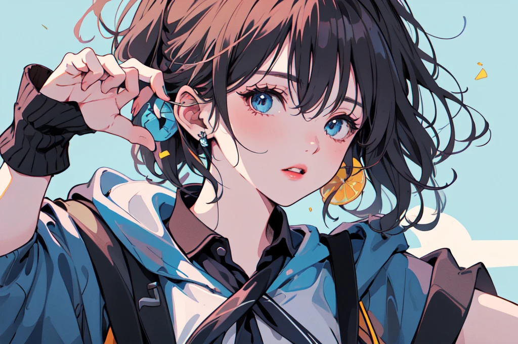(masterpiece:1.2), Highest quality,Pixiv,Rebellious girl,Portraiture,