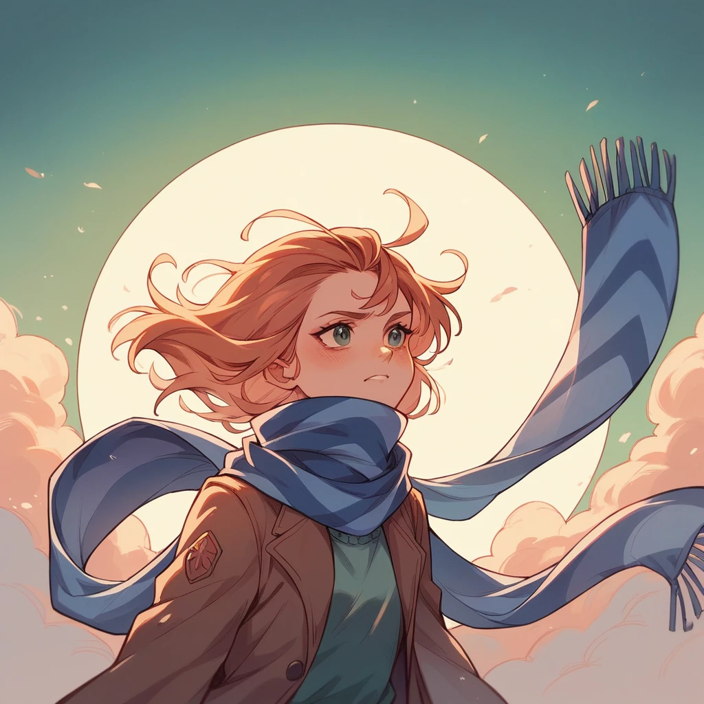 She’d be carefree, fluttering in light fabrics like chiffon or rayon.
Scarves would adorn her, and her windswept hair would dance with the breeze1.