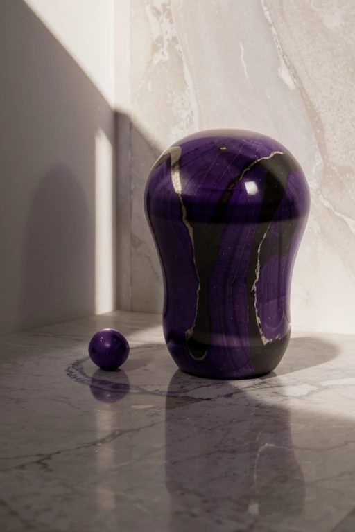 Marvellous shadow purple weird marble