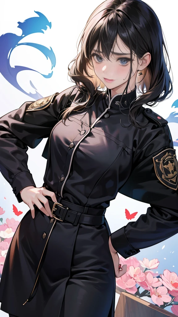 NSFW {{傑作}}, {{{最高品質}}},{{非常に詳細}},{{{from below}}},{{女性警察官}}スリットの入ったペンシルスカート,黒レギンス,黒いタイツ,小さい胸 黒い下着、長袖警察服,事務室で椅子に深刻な表情で座っている,脚にフォーカス{{{事務室で椅子に深刻な表情で座っている成熟した女性}}},{{疲労で汗をかいている成人女性}},汗,片手で腕を抱える ,座る,{{顔を赤らめる}},{{V字型の眉毛}}},{{{}},{椅子に座る}},{},, ,{{}},,,{{}},{{}},,Slender body}}{{Female police officer}},,blush,Wrinkles ,amount,Grit your teeth,suffering,v-shaped eyebrows.,Sweat dripping ,get annoyed,,事務室の中,