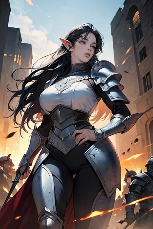 Destroyed Fortress, mutated, elder devil, queen, female creature, armor, bandages,