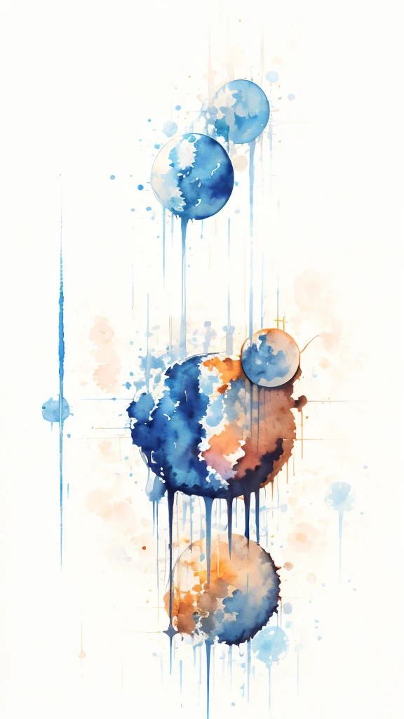 Symbolic abstraction, ((there is nothing)), ((Masseter muscle area)), ((Highest quality)), (Very detailed)), Large file size, Full Color, Extreme light and shadow, In the middle of the night, Abstract watercolor