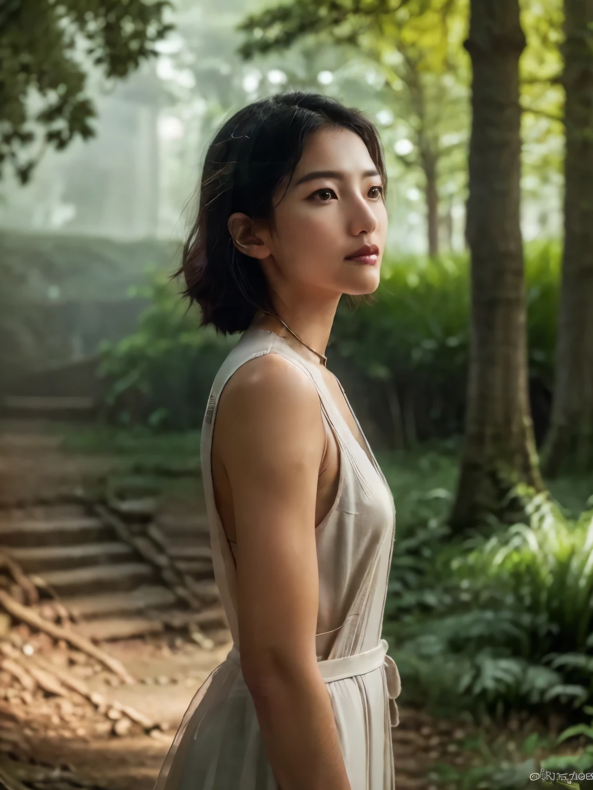 (best quality,8k,ultra-detailed,realistic:1.37),god creating man from soil,surreal photo,fujifilm xt3,outdoor,good lighting,raw photo,film grain,unreal engine 5,ray trace,concept artists,Goddess-like woman full body, Artistic Nudity and Covering,landscape,human creation,holy process,divine touch,transcendence,fiery glow,charm,powerful presence,strong figure,wisdom in the eyes,majestic aura,wonder and awe,harmony with nature,peaceful surroundings,ethereal beauty,sublime atmosphere,supernatural essence,brilliant colors,dreamlike quality,otherworldly perspective,subtle textures,surreal elements,mysterious atmosphere,vibrant details,supreme artistry,awe-inspiring masterpiece,luminous highlights,illuminating shadows,mesmerizing composition,transcendent realms,spiritual journey,sacred transformation