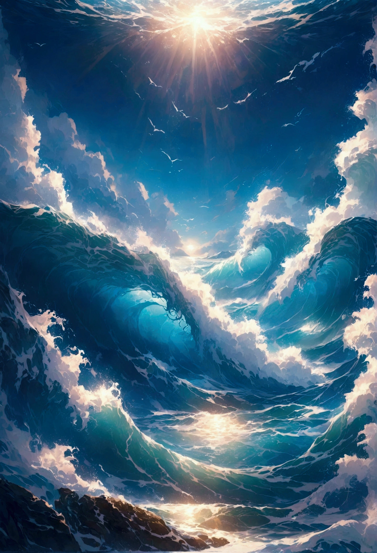 The dry part God called “earth”, and he called the waters “seas”. And God saw that it was good.