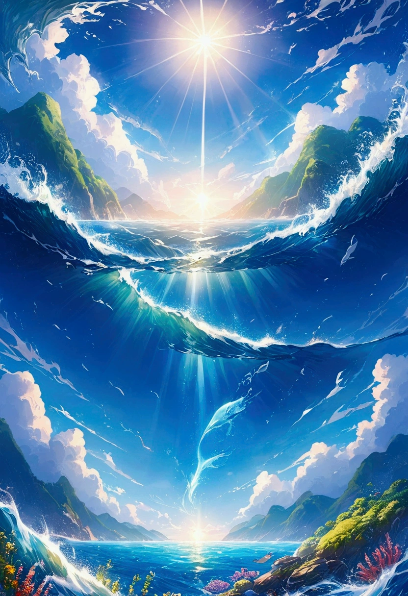 The dry part God called “earth”, and he called the waters “seas”. And God saw that it was good.