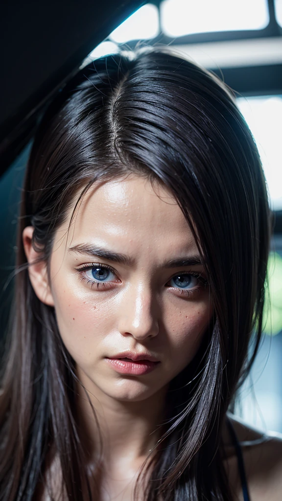 raw , blue eyes ,blue eyes,ultrarealistic 8k