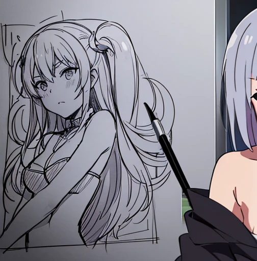 bikini girl, leotard sexy girl, made with anime painter studio, seductive anime girl, holo, anime style like fate/stay night, cute anime girl, sakura, soft anime illustration, zerochan art, an anime girl, madoka kanamegapmoe yandere, koyoharu gotouge, rei hiroe, rin, aqua from konosuba, shirabii, wataru kajika, anime moe artstyle, hajime yatate, drakengard, edelgard fire emblem, edelgard from fire emblem, v from devil may cry as an elf, a very beautiful berserker woman, ashe, female anime character, tifa lockhart with white hair, succubus, white haired deity, demon anime girl, beautiful succubus, rough abstract sketch, sketch of a lucid dream, rough sketch, scribble sketch, detailed but rough, old sketch, impressionist drawing, sketched 4k, drawn with photoshop, black ink rough sketch, inspired by Matthijs Maris, line sketch, loosely drawn, A black and white sketch of a landscape featuring two large, abstractly drawn trees, a body of water, and several rectangular structures. There are indistinct, looped lines possibly representing clouds in the sky. The sketch is rough with visible, overlapping lines creating an overall impressionistic scene, sketch of an ocean in ms paint, scribble sketch, sketch of oculus rift, black ink rough sketch, quick sketch, sketchy expressive linework, abstract sketches, sketched 4k, concept sketch, scribbled, weird scribbles, inspired by Jakob Gauermann, concept art sketch, inspired by Frank Auerbach, drawn in microsoft paint, concept drawing, the girl in heat has two horns tied flat chest, as well as two hands on her flushed lewd face, medieval punishment noble slave rags leash berlinda swinging her , a girl with milk in front of her, a picture of her flushed face behind her gun exposed with gooey goop dripping all over her body, a drawing of a debauchery priest many cultist of aphrodite, pudica pose gesture, cell shaded adult animation, sketchy artstyle, gesture drawn, holding a pudica pose, body pose!, realistic proportions!!
