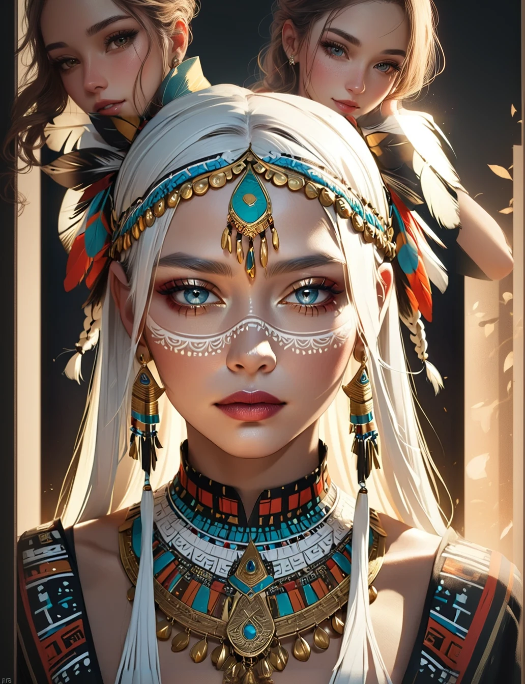 a beautiful detailed girl in a garden, photo-realistic, stunning detailed face and eyes, long eyelashes, beautiful detailed lips, detailed skin texture, detailed jewelry, detailed clothing, detailed background, intricate floral patterns, lush greenery, natural lighting, highly detailed, 8k, ultra-detailed, photorealistic, masterpiece, vibrant colors, cinematic lighting