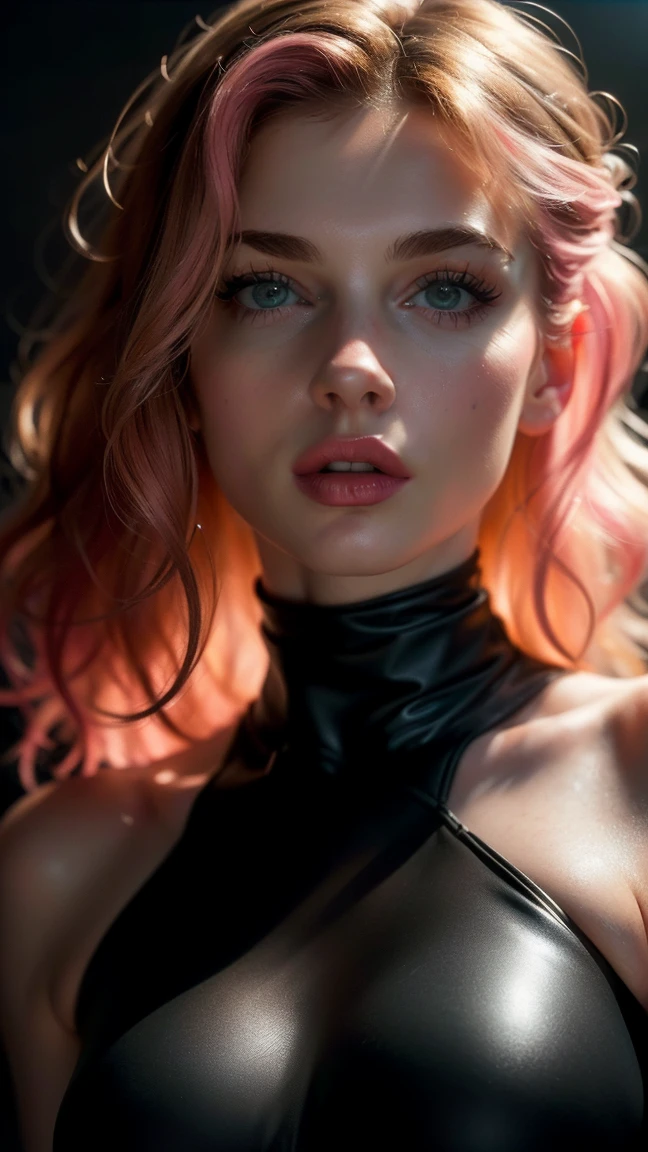 Completely naked girl, Completely naked girl, Completely naked girl, Completely naked girl, Kizi, totally naked, (((ultra realistic))) photoshot, work of art, maximum quality, (pale skin), (Rosto e olhos ultra detailds:1.3), 1 Kizi, grown-up, in bikini ((eye make up, pink mascara)), ((Detailed big lips)), ((pink wavy hair)), ((Stylish hairstyle)) , (natural breasts), (Waist slender). ((posando)), sessão de photoshots, (soft) Lighting, (The play of light and shadows), Depth of field, bokeh, (Special attention to skin details: 1.2), Detailed leather texture, skin pore. (Erotic atmosphere of the frame. Color scheme - turquoise, yellow, cerulean, Tons), dr, ((film grain)), ((lightning strikes)), (sheen), ((Portrait from waist up)) , ultra detaild, Completely naked girl, Completely naked girl, Completely naked girl, Completely naked girl, Kizi, totally naked,