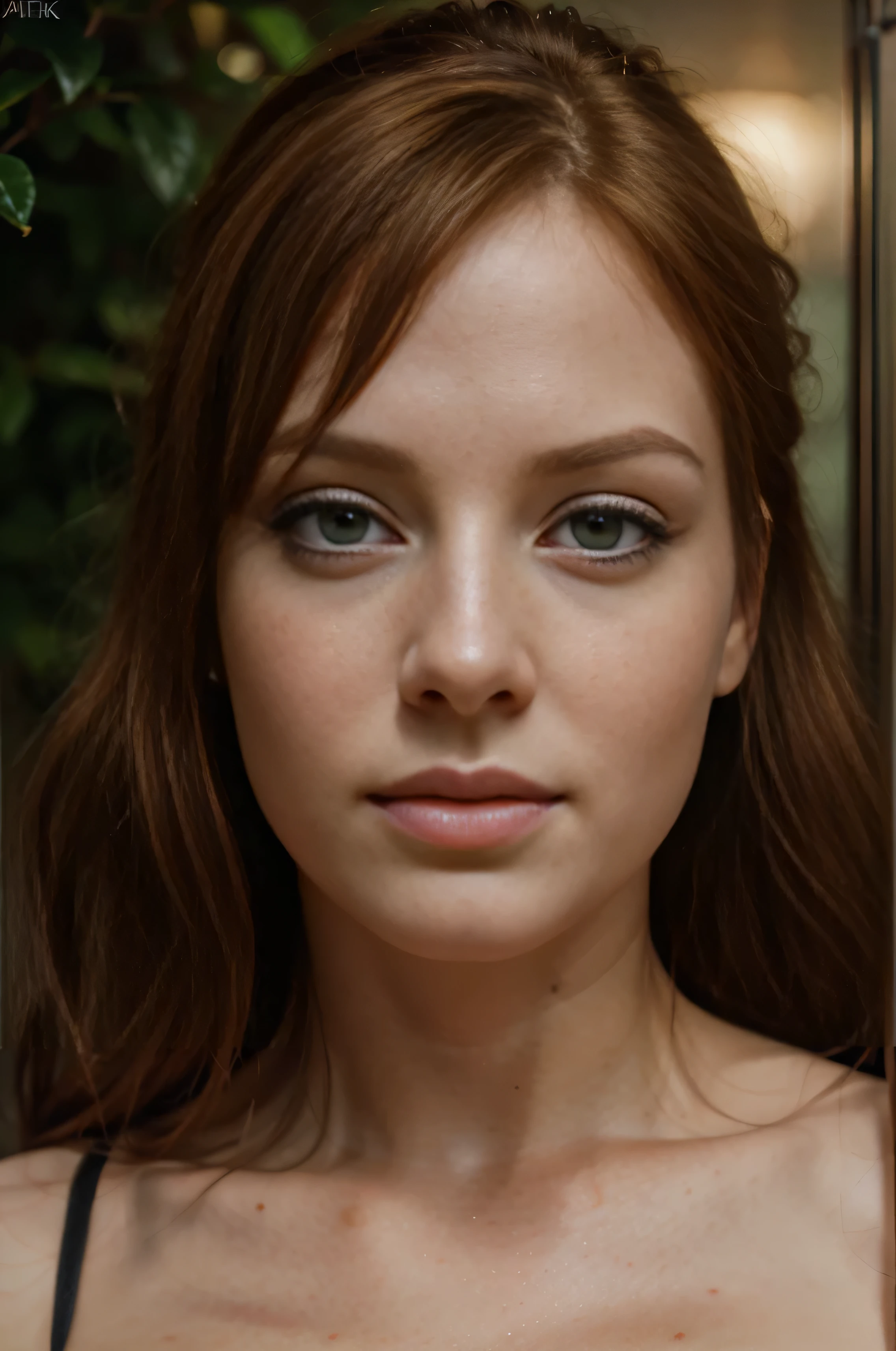 a redheaded woman with bright green eyes, beautiful detailed eyes, beautiful detailed lips, extremely detailed eyes and face, long eyelashes, portrait, photorealistic, cinematic lighting, dramatic lighting, vibrant colors, detailed skin texture, intricate details, realistic, photo-realistic, highly detailed, award winning, (best quality,4k,8k,highres,masterpiece:1.2),ultra-detailed,(realistic,photorealistic,photo-realistic:1.37)