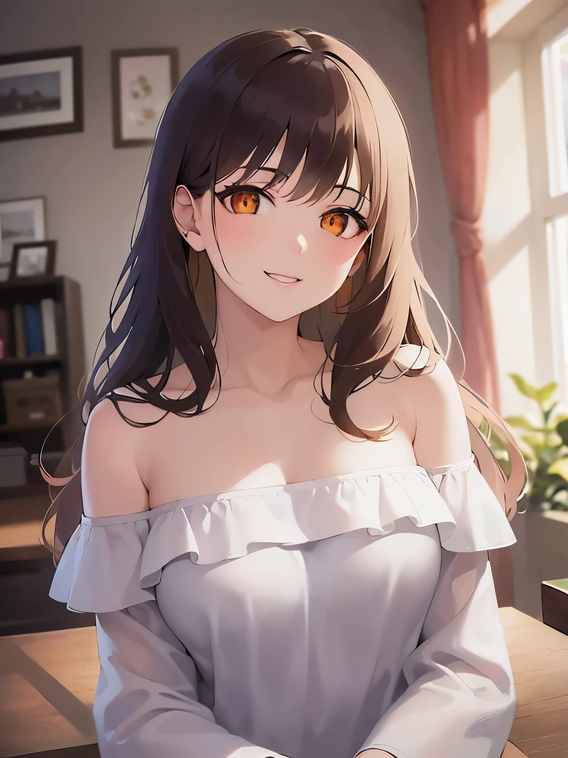 Orange eyes