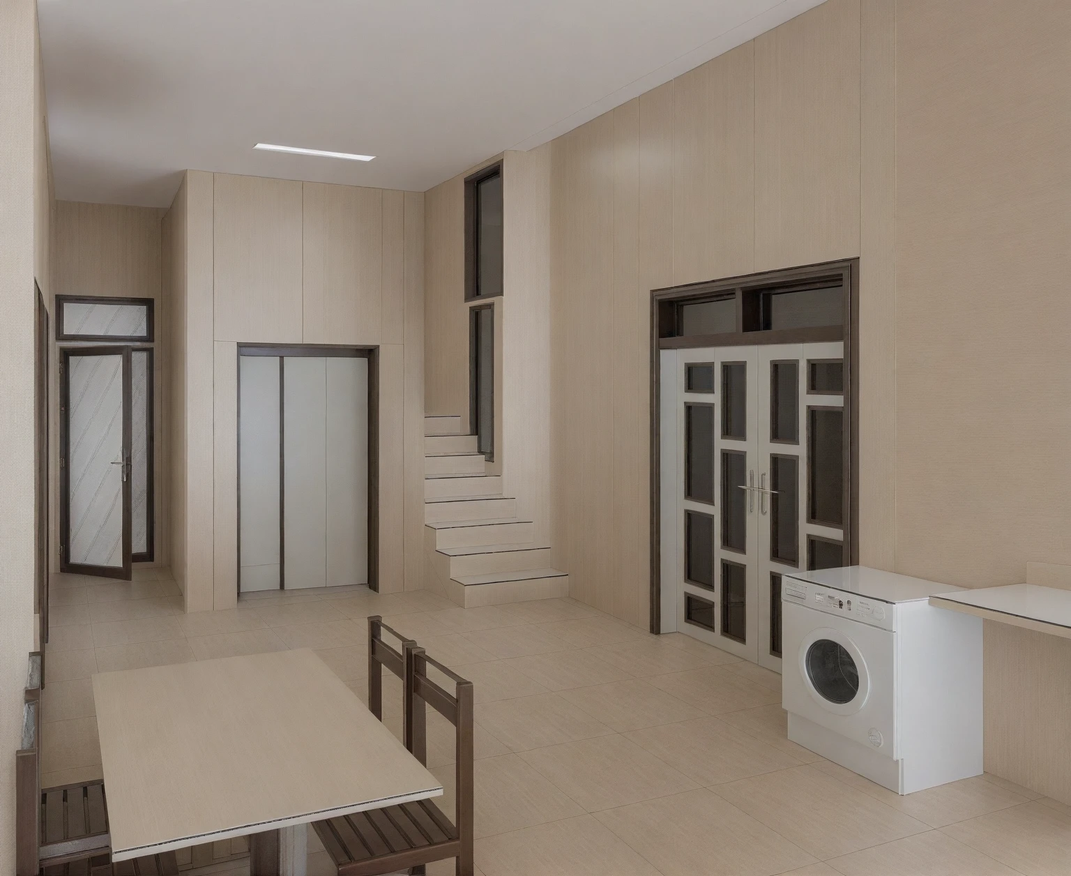 Raw photo,Masterpiece, high quality, best quality, authentic, super detail,
indoors, interior ,aiaigroup, ,kitchen room, kitchen cabinet, modern style, daylight