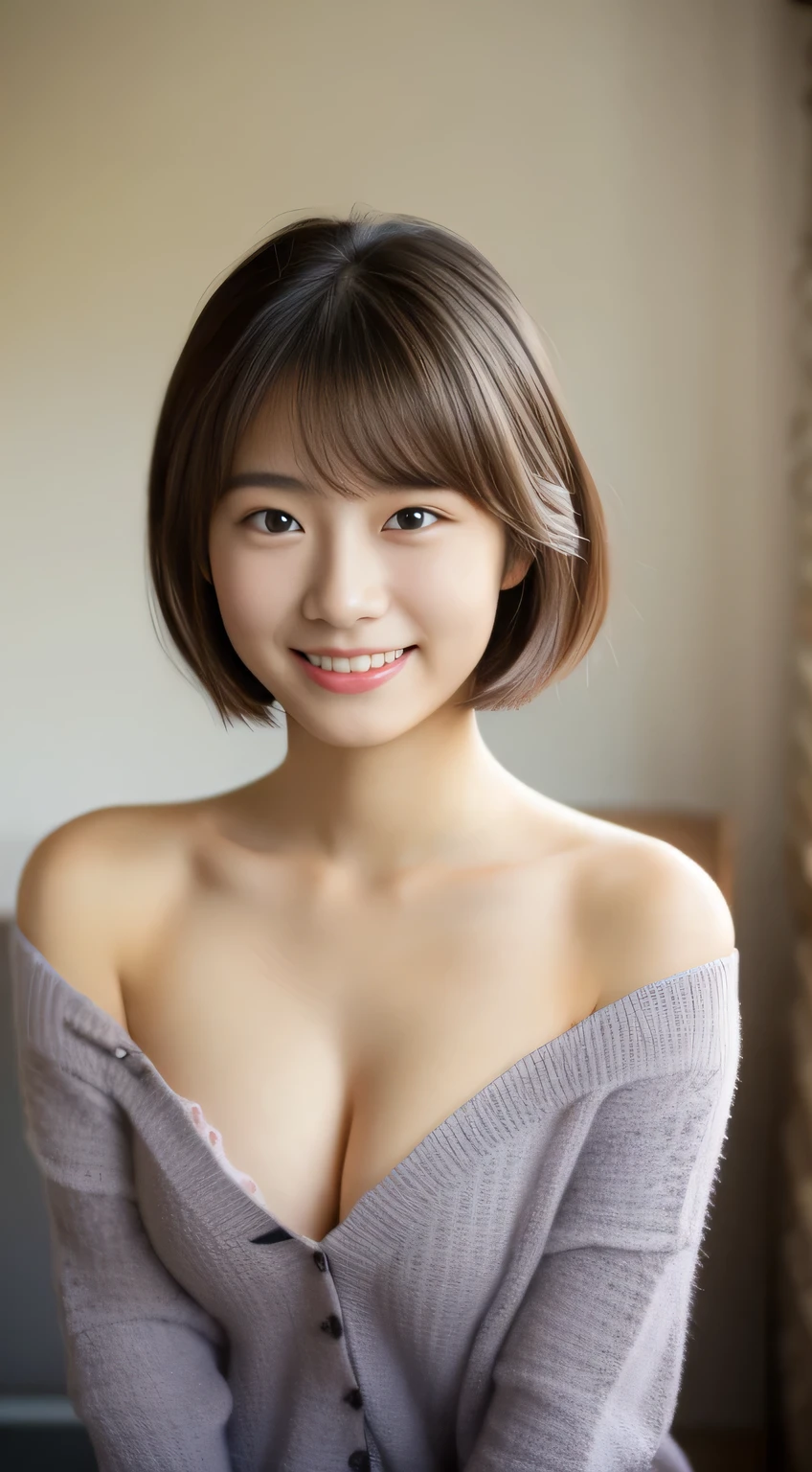 masterpiece,best quality,(Japanese girl),((Beautiful girl)),cleavage,(off shoulder:1.2),(perfect body beauty:1.2),(shy smile),From slightly above