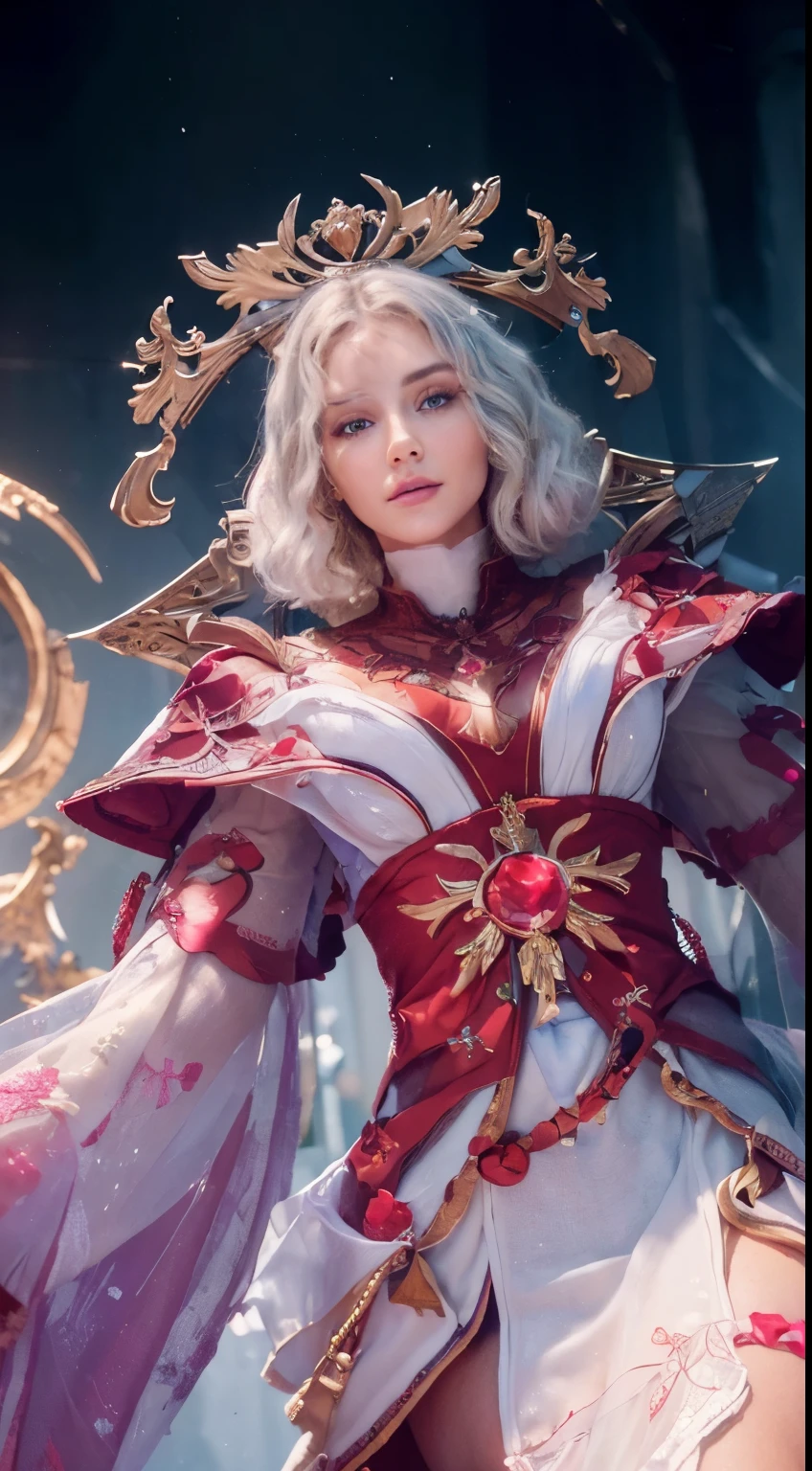 ((Best quality, 8k, Masterpiece :1.3)), upper bod y, Sharp focus : 1.2, Beautiful woman with perfe ct figure, Highly detailed facial and skin textur e, Detailed eyes, Double eyelids, Interior view, f erpect lighting, Glowing skin,