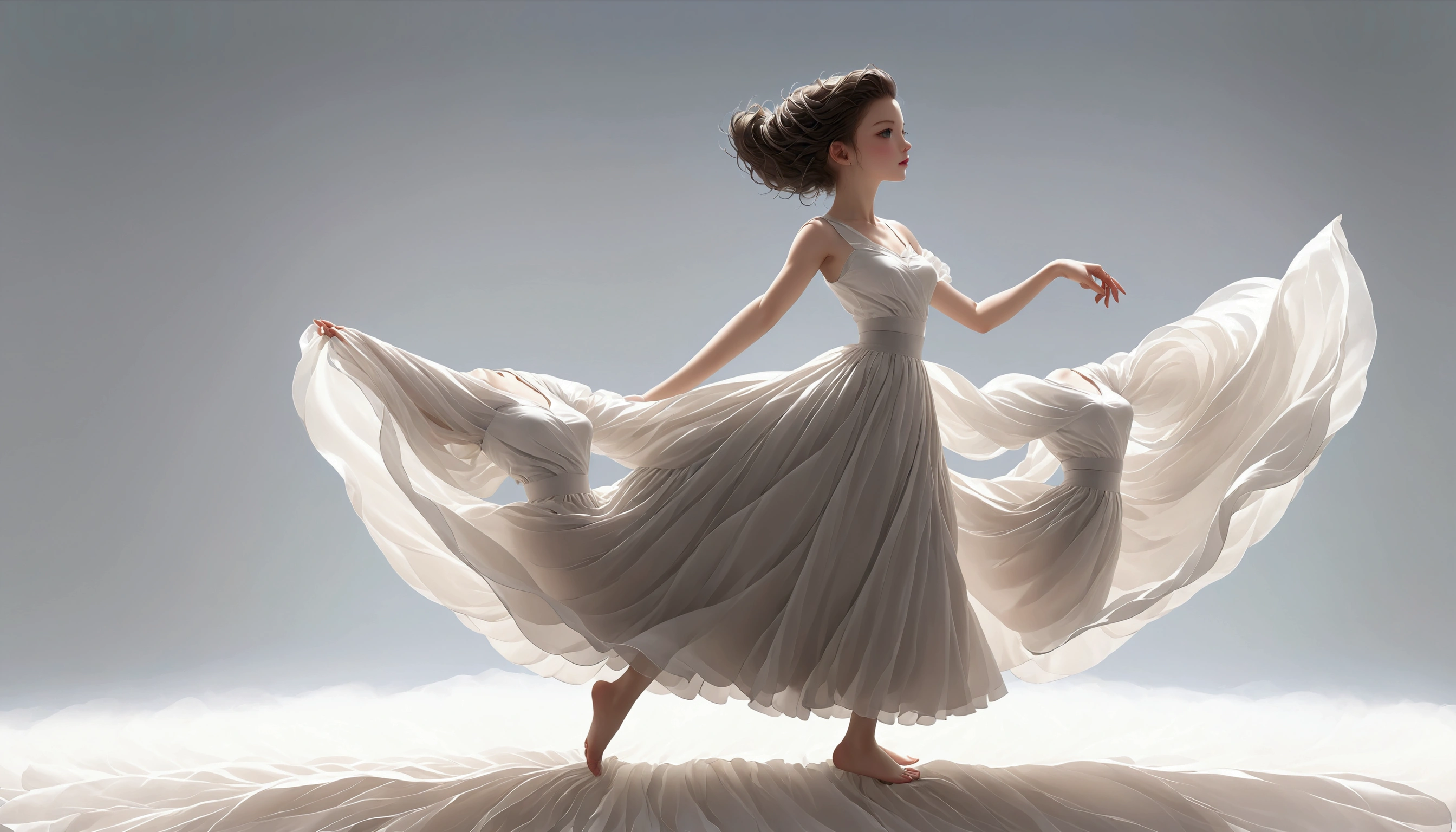 Full screen skirt。