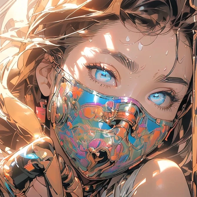 (((Full body latex bondage suit))),(((masterpiece, Highest quality))),(((alone:1.2))),(((One Girl:1.2))),32K Wallpapers, Very detailed,(((((portfolio))))),(((((close))))),(((((Breast augmentation))))),((((More angles)))),(((highlight))),(((completion. Detailed face))),((((Very talented)))),(((((The most complex machine))))),(((Genius Mechanic))),((Overall colorful)),(((((Huge breasts,Browsing Caution,((BDSM)),((Ripped latex bondage)),Erect nipples,Transparent chest,A woman experiencing orgasm,,grab penis with hand,Sweat coming out of penis,Realistic Face,Beautiful image quality,Woman playing,Beautiful face,Beautiful eyes,