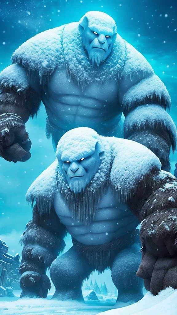 December: Snow Golem - Giants made of snow and ice, guarding the winter landscapes with their immense strength.