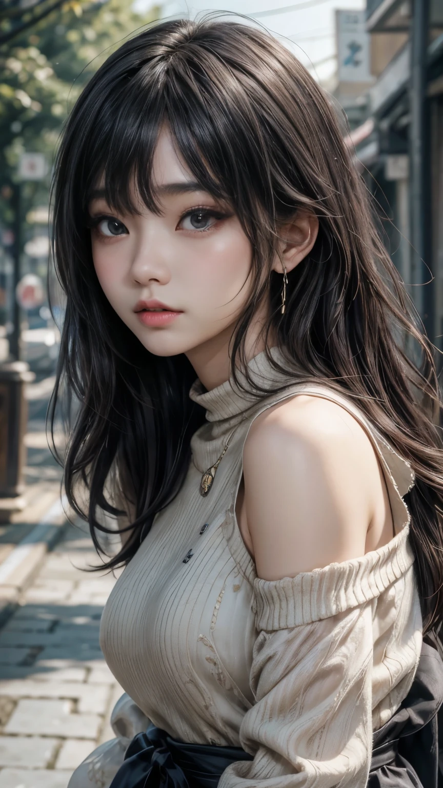 (最高qualityのディテール)、Realistic、8K Ultra HD、High resolution、(One Girl:1.2),(Fatal Beauty,Attractive beauty) ,(A supple and powerful physique),(Sensual charm),(Mysterious charm:1.1),(Captivating silhouette),The 超detailedな、高qualityのテクスチャ、複雑なdetailed、detailed、非常にdetailedなCG、高qualityの影、detailed 美しく繊細な顔、detailed 美しく繊細な目、Written boundary depth、Ray Tracing、20th Generation、Cute K-Pop Girls、(The Face of Ulzan in Korea)、Thin face、(Urzan-6500-v1.1:0.6)、PurerosFace_v1、Glowing Eyes、Perfect body、 Viewer Display、(最高qualityのディテール:1.2)、Realistic、8K Ultra HD、High resolution、Close-up of a woman, realistic girl rendering, 8k artistic german bokeh, Enchanting girl, Real Girls, Gurwitz, Gurwitz-style artwork, Girl Roleplay, Realistic 3D style, cgstation Popular Topics,, 8K Portrait Rendering,(truth,truth:1.4),(Sparkling eyes girl:1.2)、The 超detailedな、高qualityのテクスチャ、複雑なdetailed、detailed、非常にdetailedなCG、高qualityの影、detailed 美しく繊細な顔、detailed 美しく繊細な目、Written boundary depth、Ray Tracing、20th Generation、Cute K-Pop Girls、(The Face of Ulzan in Korea)、Thin face、(Urzan-6500-v1.1:0.6)、cheek、Glossy Lips、、High resolution, Best image quality, 最高quality, Realistic, 超detailedな, Photo realistic, 4K 8K Ultra HD Full Color RAW Photos, Fujifilm(Medium format), Hasselblad, Carl Zeiss, Incredible dynamic range photography(utility_art:Smooth-768:1.1),High resolution, High pixel count, 明確なdetailed, Clear images, Natural color reproduction, Noise Reduction, High fidelity, quality, Software Improvements, Upscaling, Optimized Algorithms, Professional-level retouching,
1. Oversized coat:
The coat is、Choose an oversized design that covers from shoulders to knees.。Color is classic navy or black、or warm khaki or beige, hang on.、Choose colors that match the season。
2. Knitted sweater or turtleneck:
To protect yourself from the cold、Knitted sweater or turtleneckを選択してください。Match the texture and color of the knit to the coat.。
3. Wide leg pants:
For pants, Choose a wide-leg design、Combines ease of movement and style。Denim in dark tones or black trousers will look good.。
4. Knee-high boots:
What is included in an oversized coat、足首からふくらはぎまでカバーするKnee-high bootsとの組み合わせ。Boots are black or dark brown and chic.、Gives a stylish impression。
5. accessories:
シンプルなゴールドまたはシルバーのaccessoriesを選択してください、Add elegance to your outfit。for example、Long necklaces and large earrings are recommended.。
6. Handbags:
Handbags、Choose a color that matches the tone of your outfit.。Shoulder bags and tote bags are convenient and stylish。
7. Compensateと髪型:
Compensate, Choose natural colors that flatter your skin。Wavy Hair、By creating loose curls、Appeal to softness。