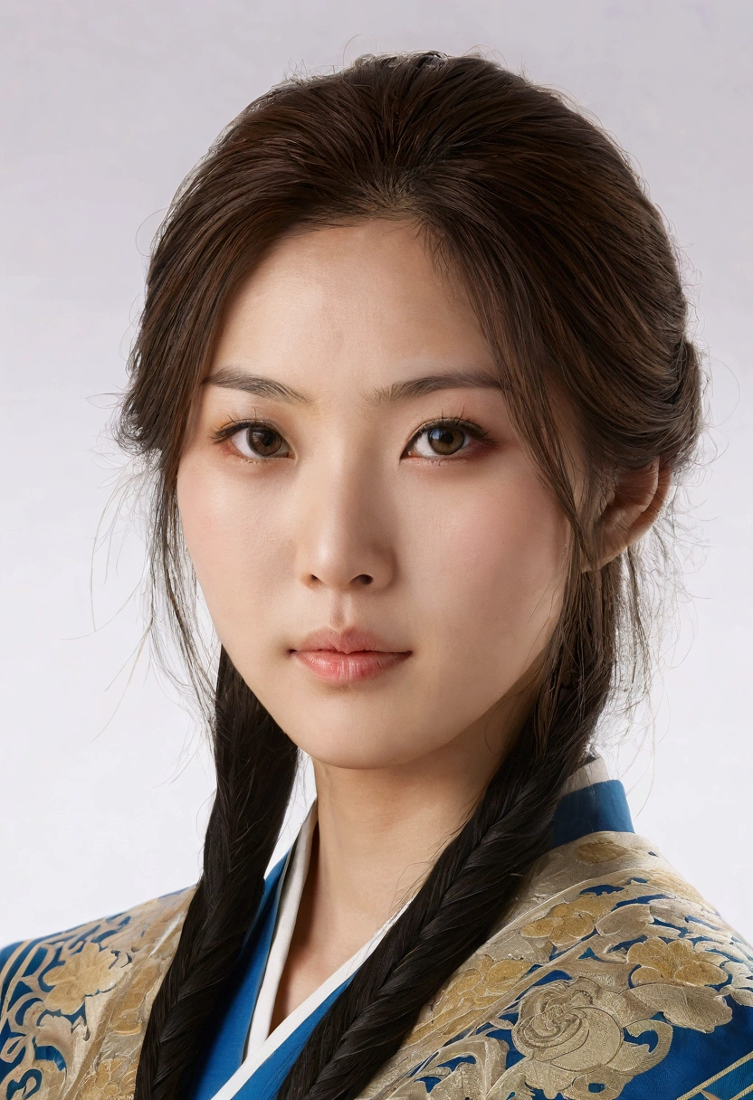 best quality, Face Focus, Soft Light, Ultra-high resolution, (Reality:1.4), RAW photos,
1japanese girl, Solitary, Lovely, (pupil, Light in Eyes),  Detailed beautiful face, (Small chest),(High-resolution details of human skin texture),
(Long hair),
indoor,
Brocade shirt dress,
(portrait)