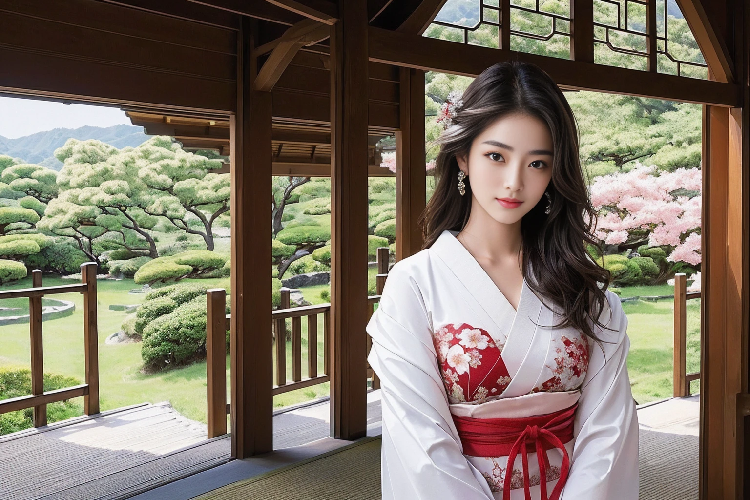 Highest quality masterpiece The most beautiful woman in Japan arches Photo style Real refreshing
