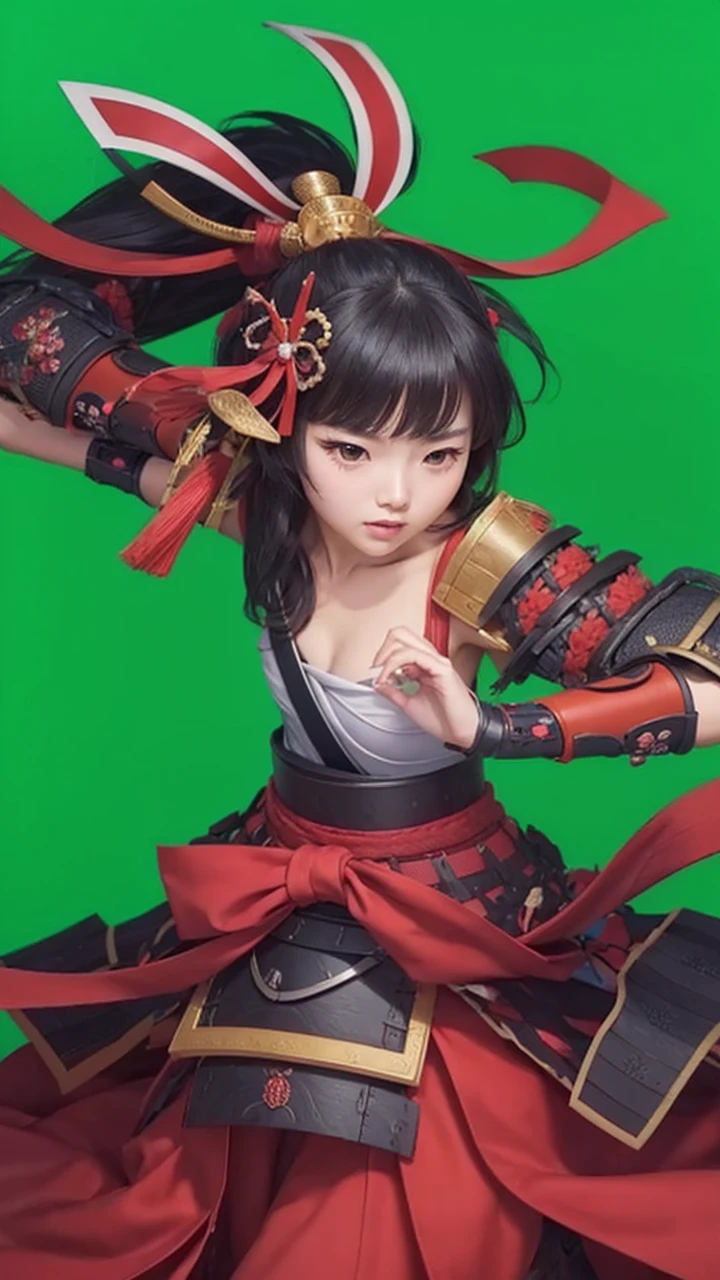 realistic, samurai woman, beautiful girl, cute girl, japanese girl, real hair, hd quality