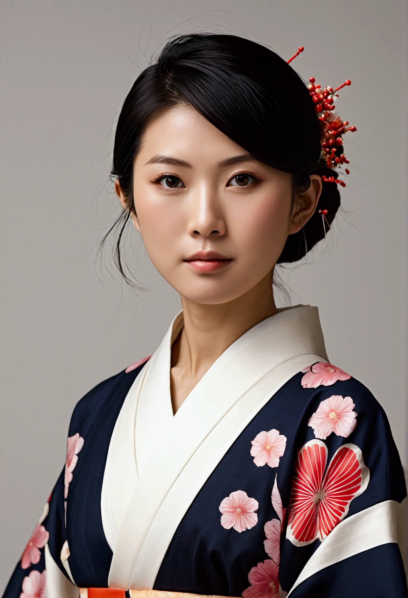 Japanese woman asymmetric