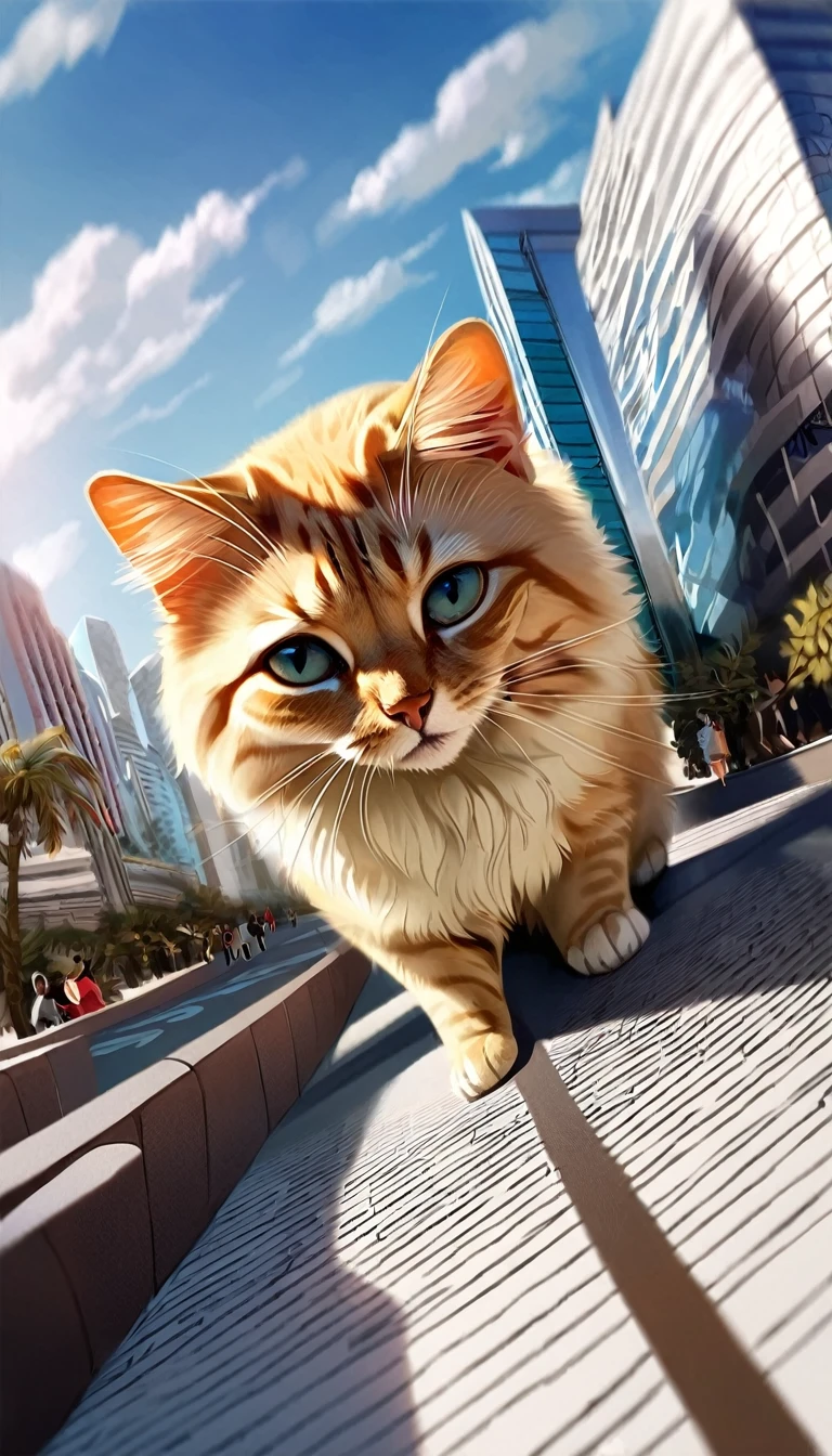 Flying cat
