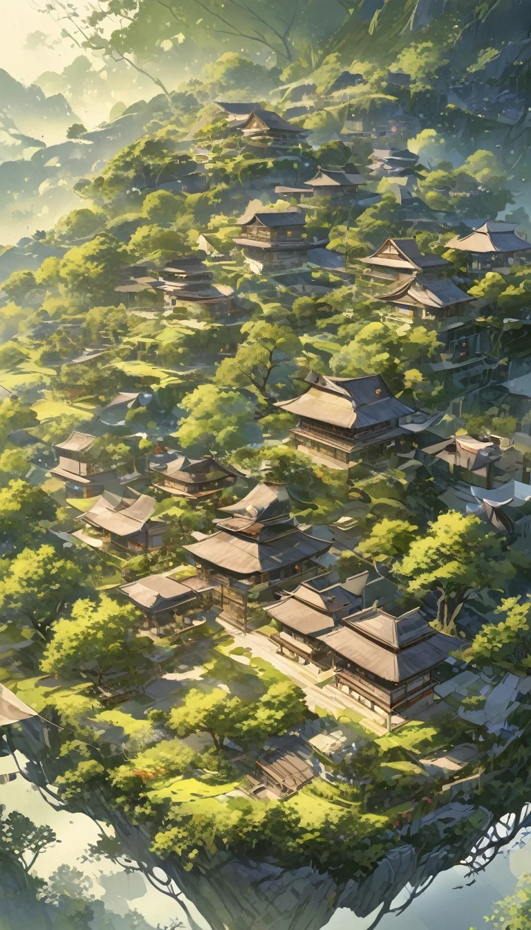 absurdres, ultra detailed, beautiful lighting, masterpiece, solo boy, wide shot, wabi sabi, concept art